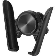 Car holder - gravity WINGS air vent or dashboard mount black