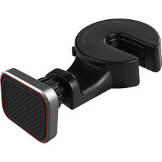 Magnetic car holder headrest mount Type 2 black-red