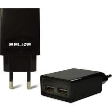 Beline Lādētājs Beline 2xUSB 2A melns (bez kabeļa)