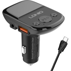 LDNIO Bluetooth C706Q, 2USB, AUX Transmiter FM + USB-C cable