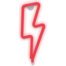 Forever Light Neon LED Light BOLT red Bat + USB FLNEO6 Forever Light