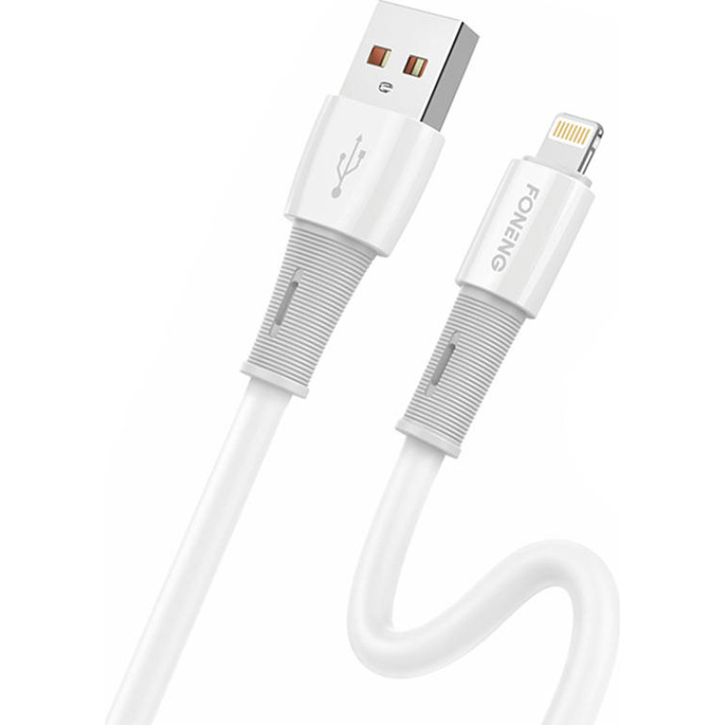 Foneng Cable USB to Lightning, X86 3A, 1.2m  (white)