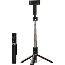 Selfie Stick - with detachable bluetooth remote control and tripod - P90 BLACK