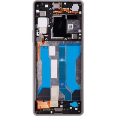 LCD Display + Touch Unit + Front Cover Sony Xperia 10 V White (Service Pack)