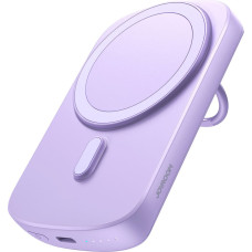 Wireless powerbank 6000mAh Joyroom JR-W030 20W MagSafe with ring and stand - purple