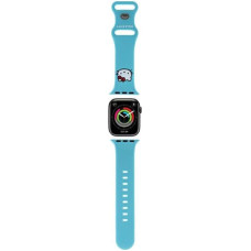 Hello Kitty Pasek HKAWMSCHBLB Apple Watch 38|40|41mm niebieski|blue strap Silicone Kitty Head
