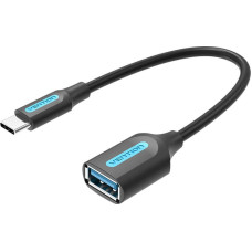 Vention USB-C 3.1 Male to USB-A Female OTG Cable Vention CCVBB 0.15m, Black, PVC