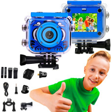 Extralink bērnu kamera H18 Blue | Kamera | 1080P 30fps, IP68, 2,0