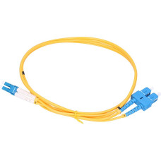 Extralink LC|UPC-SC|UPC | Patchcord | Single Mode, Duplex, G652D, 3mm, 0,5m