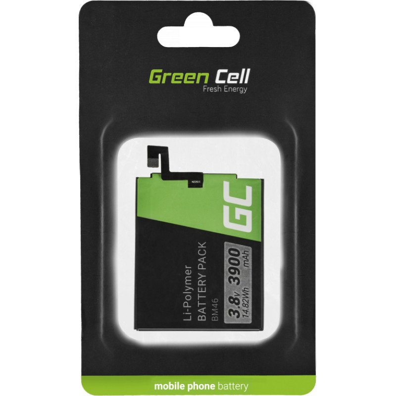 Green Cell Smartphone Battery BM46 Xiaomi Redmi Note 3
