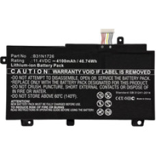 Coreparts Laptop Battery for Asus 44Wh Li-ion 11.4V 3900mAh Black