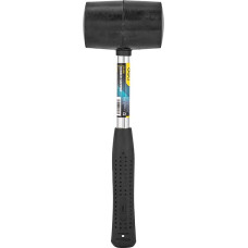 Rubber Hammer Deli Tools EDL5616, 0.5kg (black)