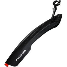 Rockbros DNB8001 mudguard with red LED light - black