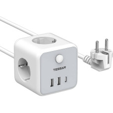 Tessan Power strip TS-301-C-GR