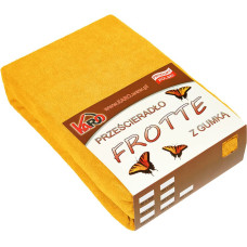 Frotē pieguļošs palags 200x220 sinepju saulains 005 biezs 200g/m2
