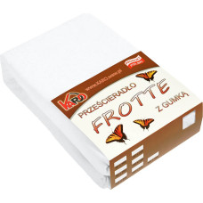 Frotē pieguļošs palags 60x120 balts 001 biezs 200g/m2