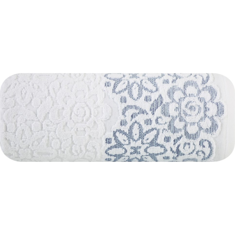 Ria dvielis 70x140 balts zils 03 500g/m2