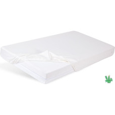 Bambusa palags 120x200 balts matračiem līdz 20 cm augstiem, svars 140 g/m2
