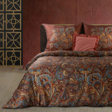 Satīna gultasveļa 160x200 Morocco 4 brūni Terra Collection ornamenti