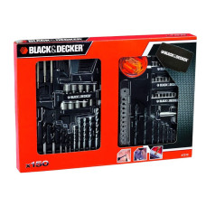 Black&Decker 150 urbju, uzgaļu un uzgaļu komplekts 1/4