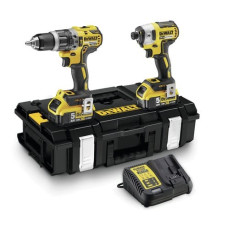 Dewalt-Maszyny akumulators Combo komplekts DCD796 + DCF887 18V, 2x5,0Ah DeWALT [DCK266P2-QW]