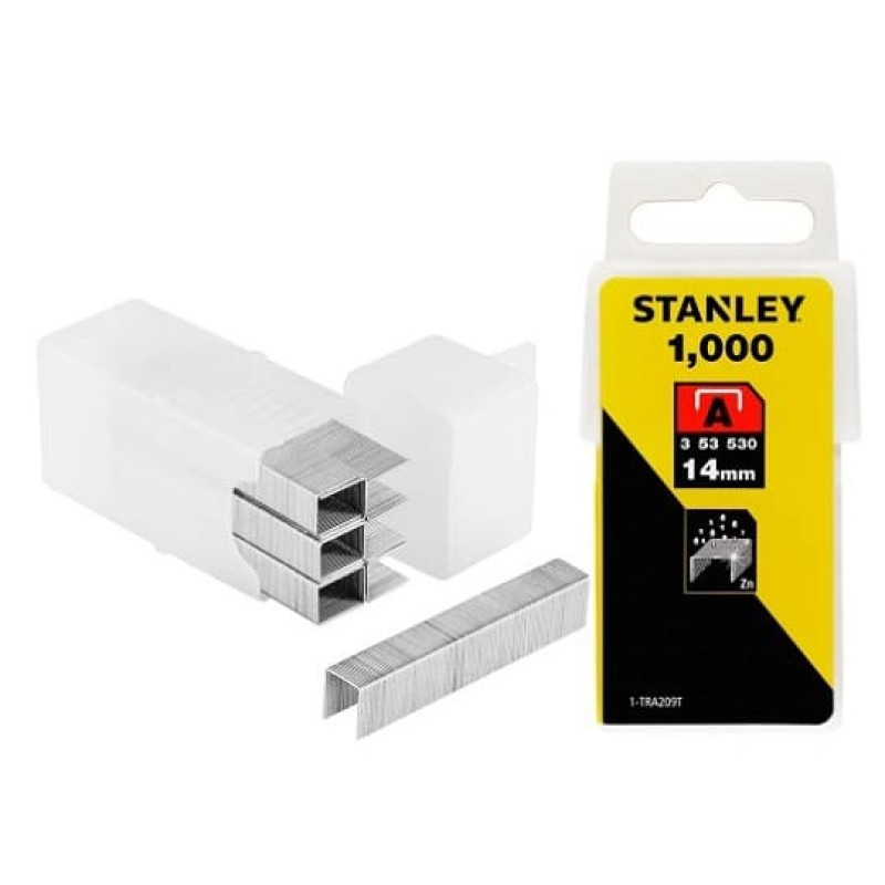 Stanley tērauda skavas A 14 mm [1-TRA209T]