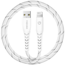 Energea kabel Nyloflex USB - Lightning Charge and Sync C89 MFI 1.5m biały|white