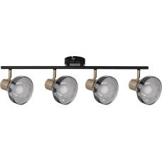 Activejet LISA double black and gold ceiling wall light strip E14 wall lamp for living room