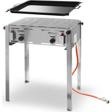 Hendi Gāzes grils ar pannu Grill Master Maxi 590x480mm 11,6kW - 154717