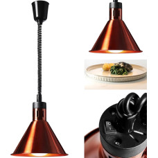 Royal Catering Sildlampa infrasarkanajiem traukiem IR piekarināms vara diam. 27cm 250W