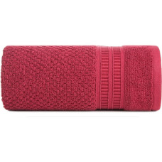 Rosita dvielis 30x50 sarkans ar rīsu struktūru 500g/m2