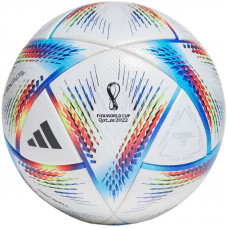 Adidas Football Al Rihla Pro white, blue and orange H57783