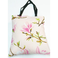 Kokvilnas iepirkumu maisiņš 37x38 1596E rozā magnolija 1040N