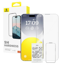 Baseus 0.3mm Diamond Tempered Glass Aizsargstikls Priekš Apple iPhone 15 Plus