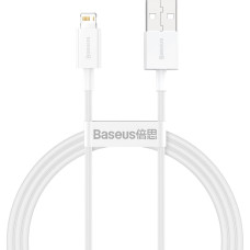 Baseus Superior kabelis USB kabelis Iphone Lightning 2.4A 1m Balts