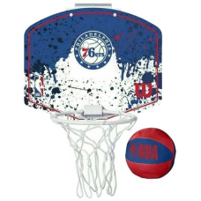 Wilson Basketball board NBA Team Philadelphia 76ers Mini Hoop WTBA1302PHI