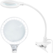 Physa Kosmētikas darbnīcas lampa, kas palielina 5 dioptrijas 30x LED dioptijas. 125 mm