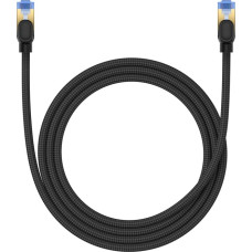 Baseus Ātrs LAN RJ45 Cat.7 tīkla kabelis 10Gbps pīts 1,5 m melns