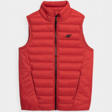 4F Gilet JSS23TVJAM008 62S / sarkans / 146 cm