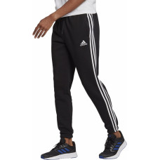 Adidas Essentials Tapered Elasticcuff 3 Stripes Pant GK8822 / melns / XS