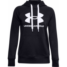 Under Armour Džemperis UA Rival Fleec Logo Hoddie 1356318 001 / melns / S