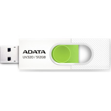 ADATA  
         
       AUV320 512GB USB Flash Drive, White/Green