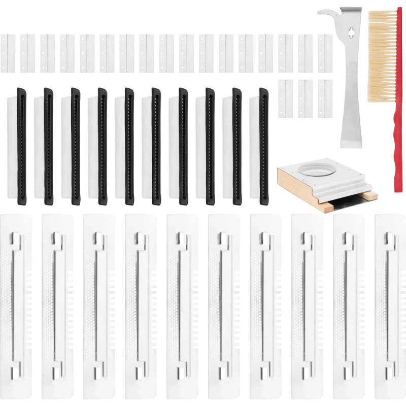 Wiesenfield Biškopības instrumentu komplekts, kalts, barotava, lamatas, aizbīdņi stropam - 23gab.