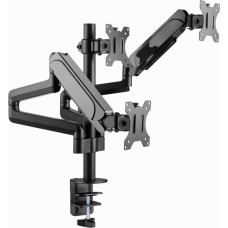 Gembird MA-DA3-01 Desk mounted adjustable mounting arm for 3 monitors (full-motion), 17”-27”, up to 7 kg