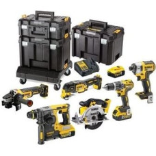 Dewalt-Maszyny akumulators Combo Li-Ion 18V; DCD796 + DCF887 + DCS335 + DCS570 + DCH273 + DCG405 + 3 x DCB184 [DCK685P3T-QW