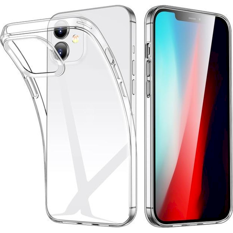 Fusion Ultra Back Case 2 mm Izturīgs Silikona Aizsargapvalks Priekš Apple iPhone 12 Pro Max Caurspīdīgs