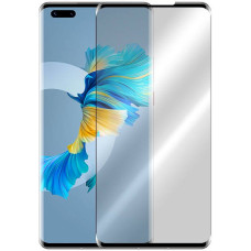 Fusion 5D glass aizsargstikls pilnam ekrānam Huawei Mate 40 Pro melns