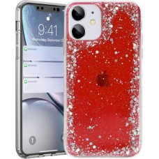 Fusion glue glitter silikona aizsargapvalks Samsung A326 Galaxy A32 5G sarkans
