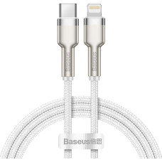 USB-C cable for Lightning Baseus Cafule, PD, 20W, 2m (white)