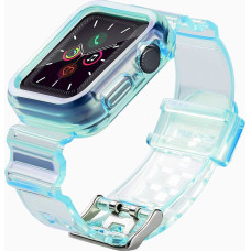 Fusion Light Set silikona siksniņa Apple Watch 38mm | 40mm | 41mm zila